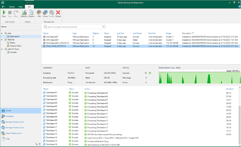 灾难恢复Veeam FSx版本8