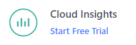 BlueXP 上的 Cloud Insights 免費試用版