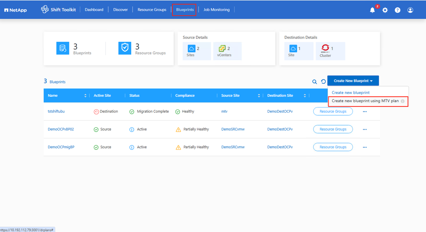使用MTV計劃建立藍圖